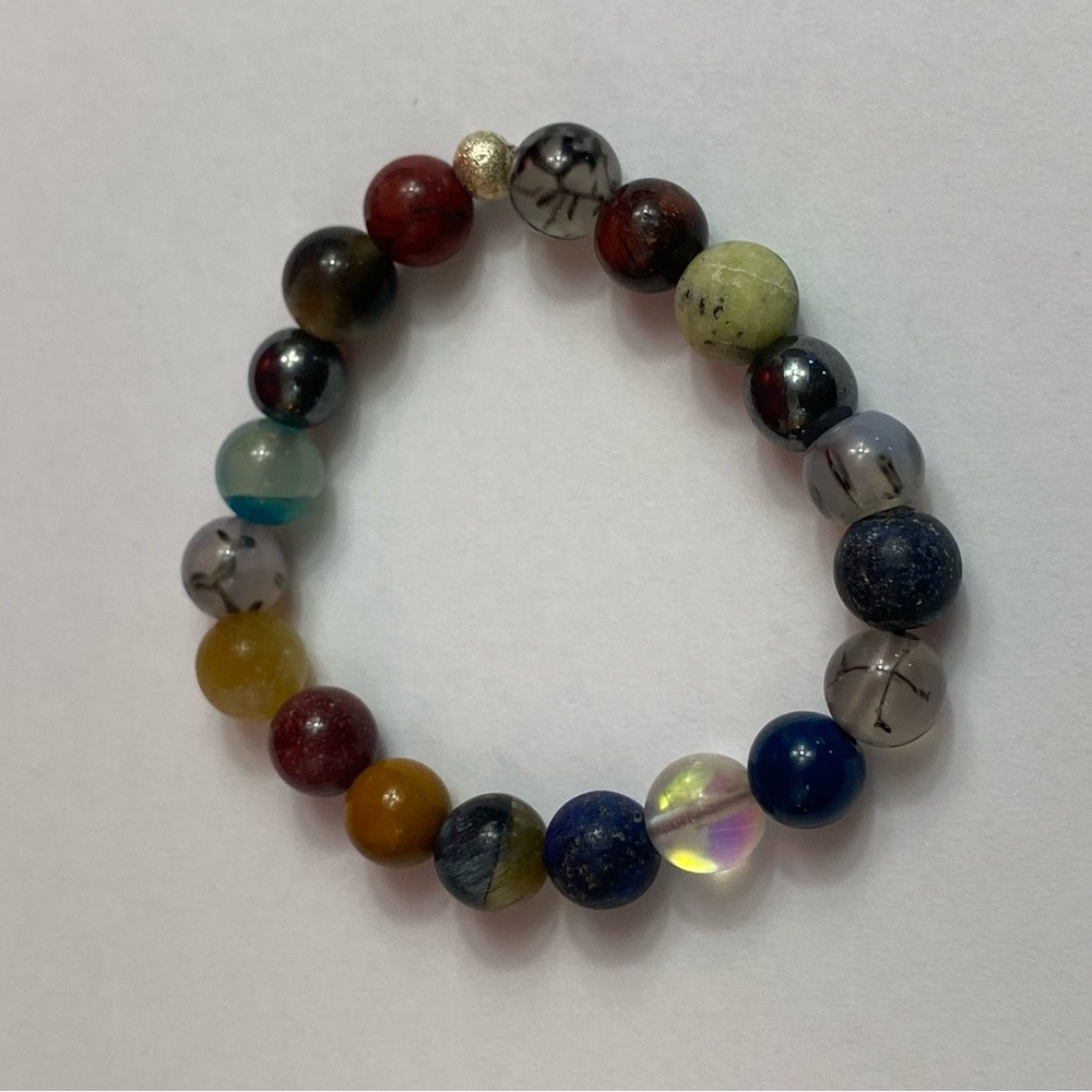 Handmade by me various Gems bracelet fits kids/baby VS to SM